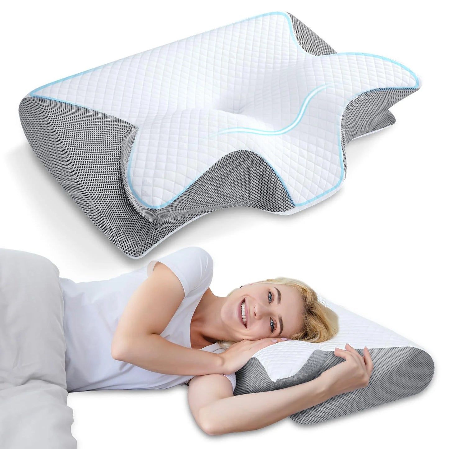 ReliefPillow® Travesseiro Ortopédico 3 em 1